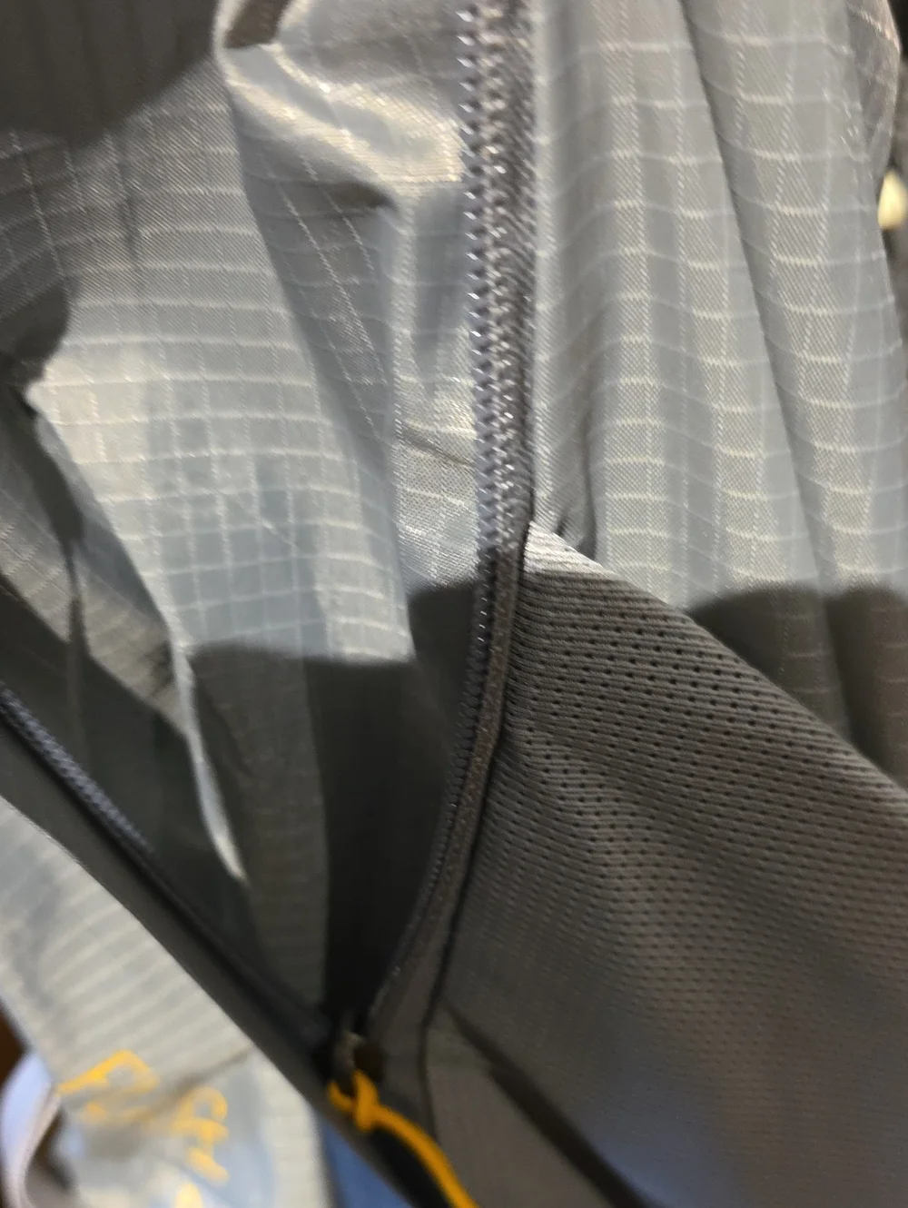 REI Gray Backpack with Yellow Logo Accents Flash 22